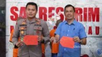 Satreskrim Polres Sekadau berhasil menangkap tiga penambang Pertambangan Emas Tanpa Izin (PETI) di Dusun Ensayang, Desa Karang Betung, Kecamatan Nanga Mahap, Kabupaten Sekadau. (Ho-Polres Sekadau)
